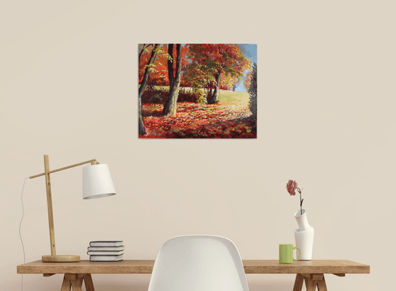 Sunlit Autumn Carpet