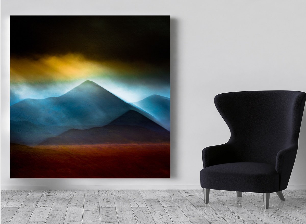 Abstract Photograph , Cuillin Storm, Isle Of Skye By Lynne Douglas, 44 X 44, Artwork For Sale On Artfinder