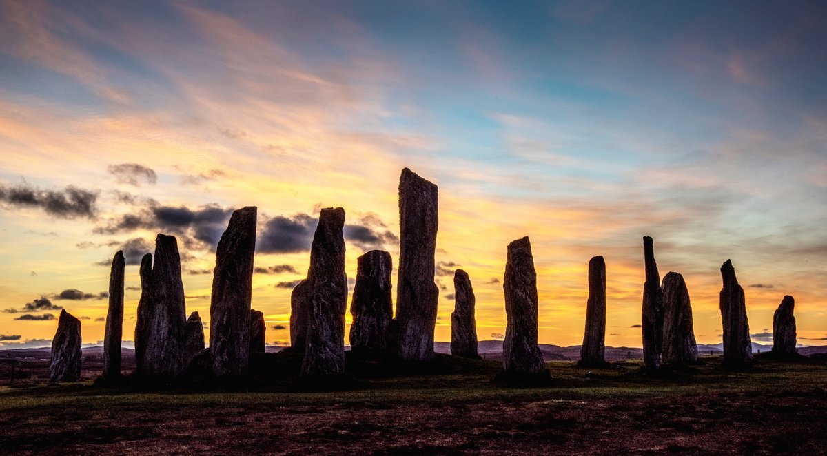 Photorealistic Landscape Photograph By Stephen Hodgetts Photography, 19 X 13", Standing Stones - Callanish, Original Artwork
