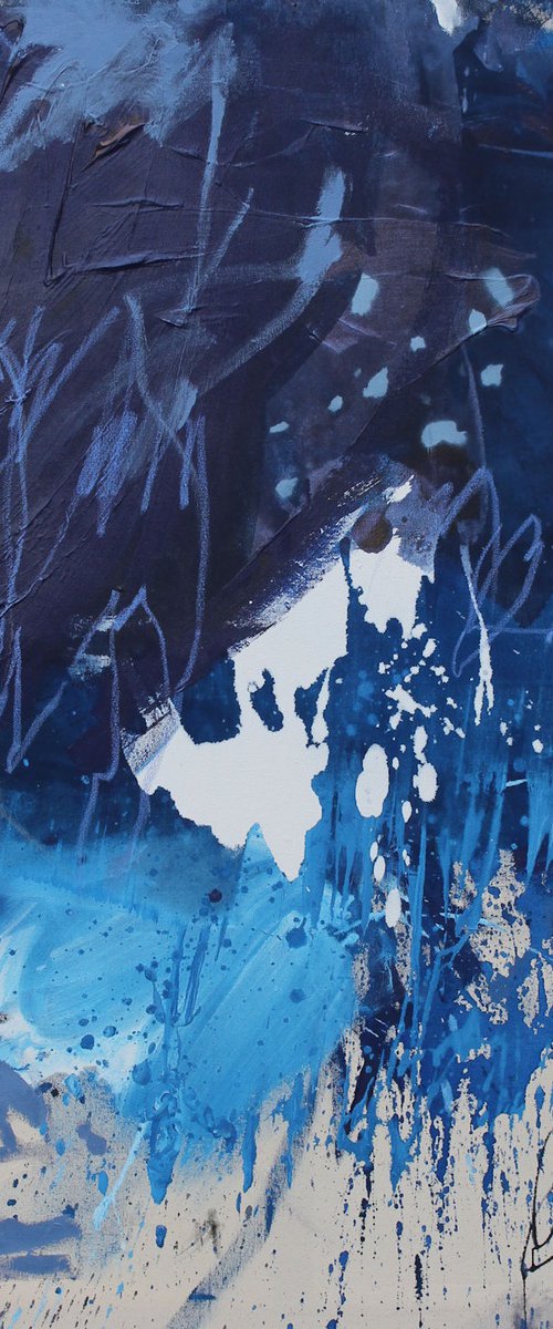 ROUGH BLUE II by Daniela Schweinsberg