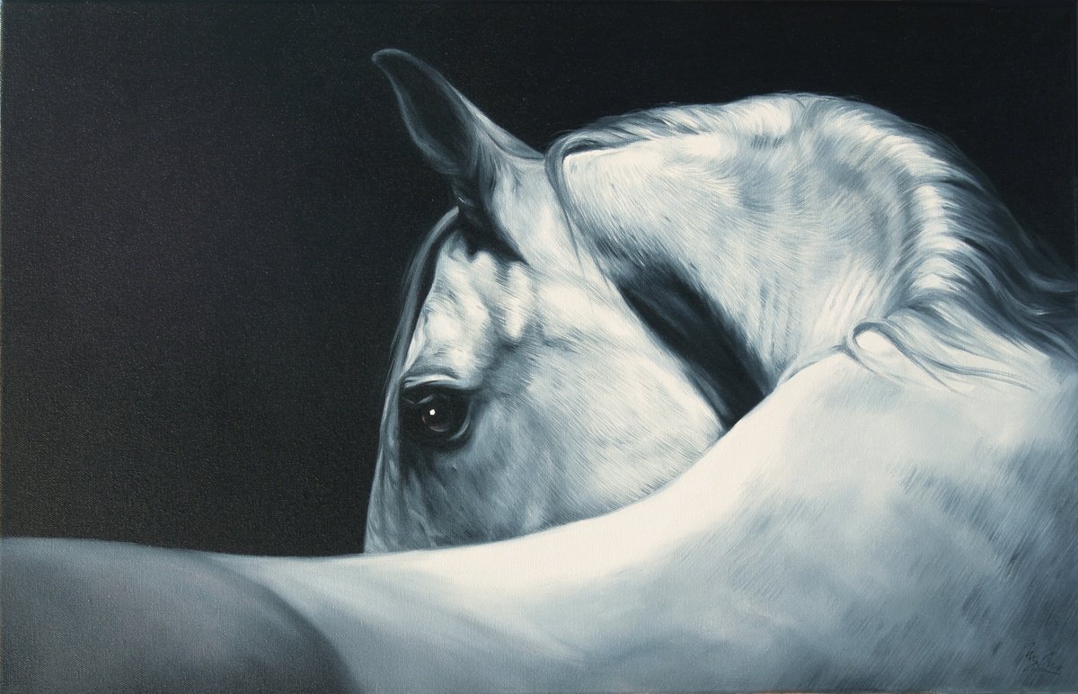 Photorealistic Oil Painting , Eye Depth By Marie Madej, 28 X 18, Artwork For Sale On Artfinder