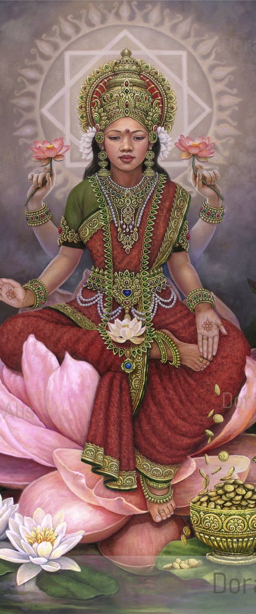 Maha Lakshmi by Dora Alis Mera Velasco