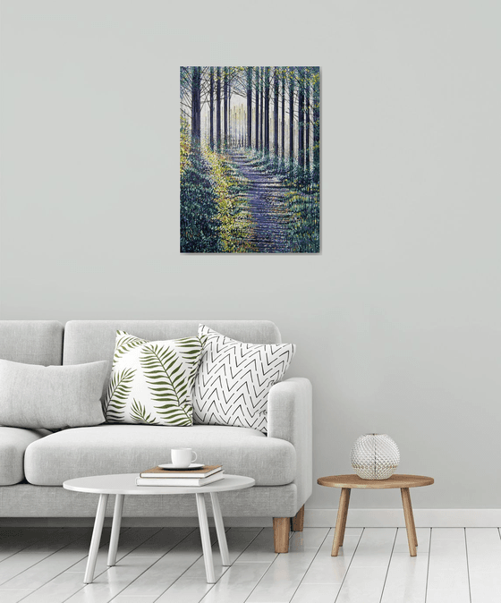 Late Autumn Forest Path