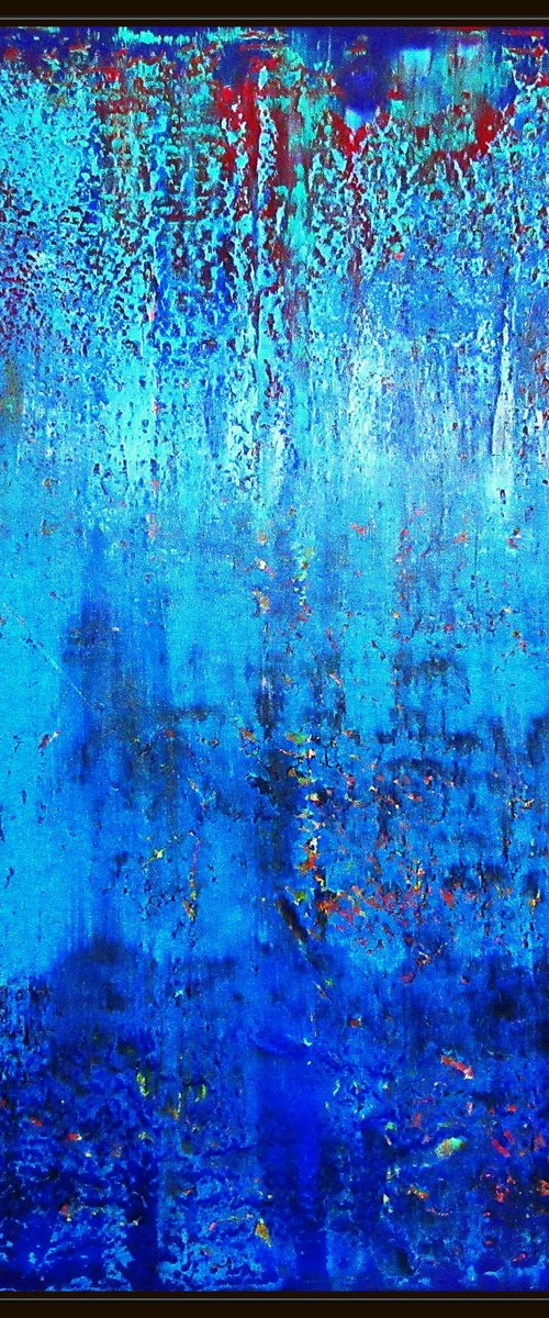 THE DEEP BLUE, black framed by Tomaž Gorjanc - Tomo