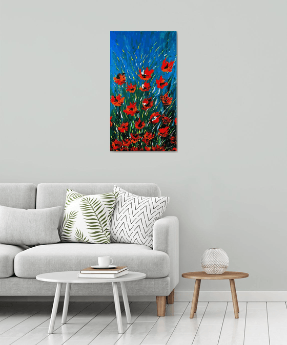 Abstract Poppies