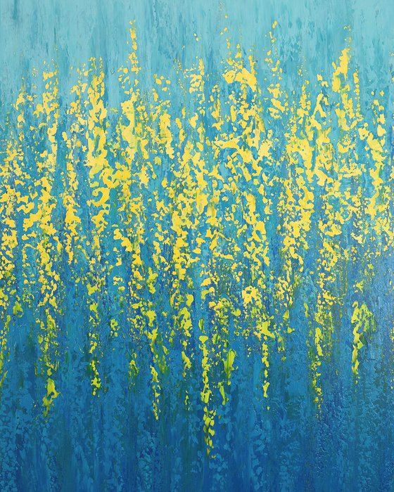 Yellow and Blues - Color Field