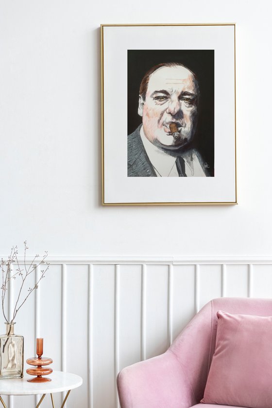 Portrait of Tony Soprano