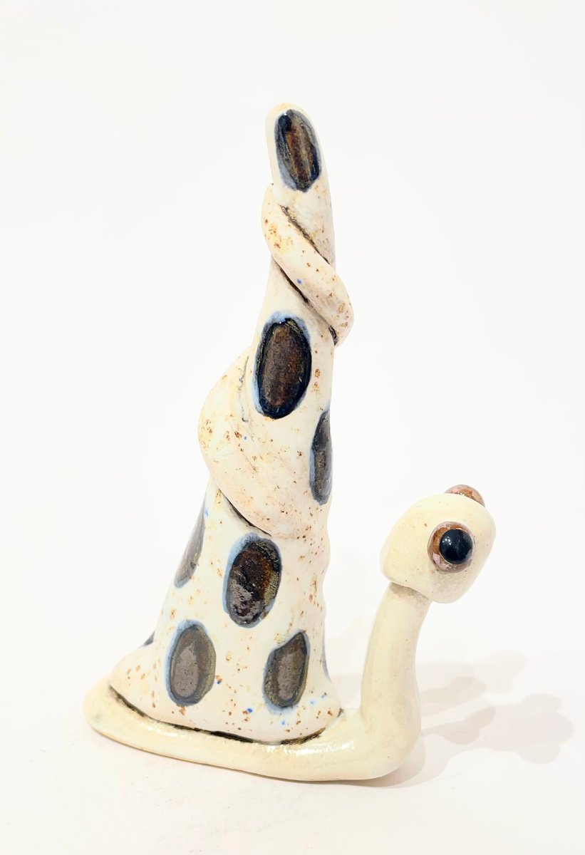 Impressionistic Animal Clay Sculpture By Viktor Zuk, 5 X 6", Time