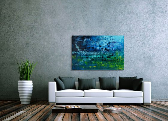 Floating IX (120 x 80cm) XXL (48 x 32 inches)