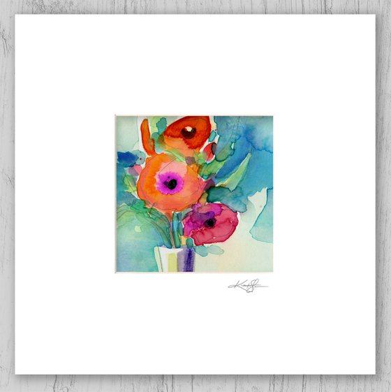 Flowers 20 - Flower Painting by Kathy Morton Stanion