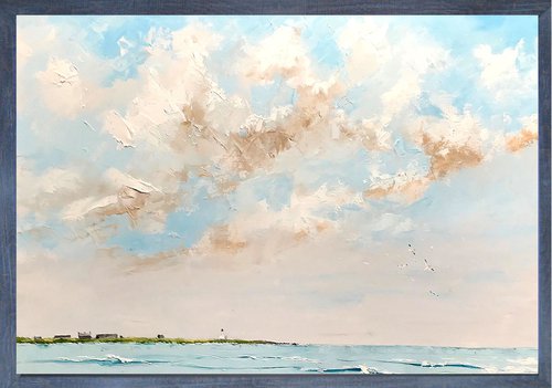 Skyscape with Lighthouse by Bill McArthur