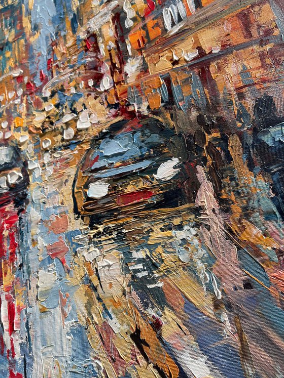 Rainy City Reflections