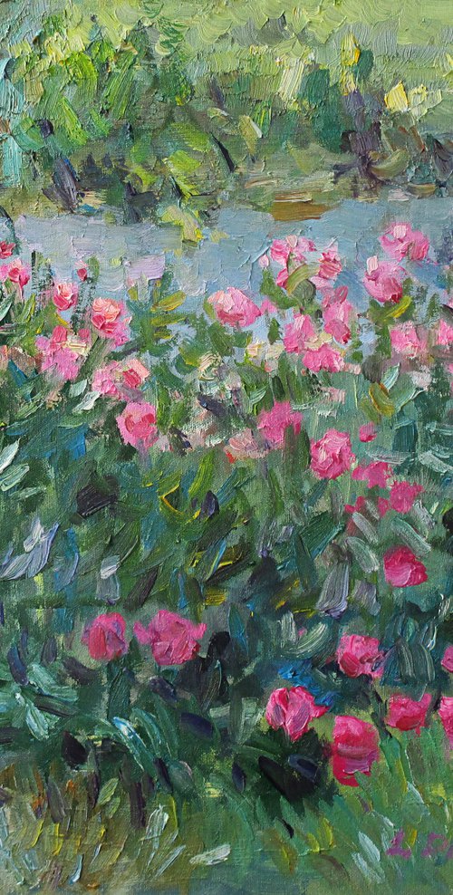 Peony flowers by Liudvikas Daugirdas