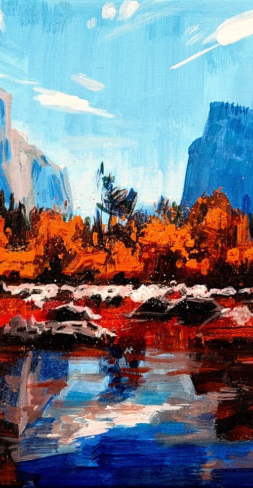 Autumn Light in the Valley by Paul Cheng