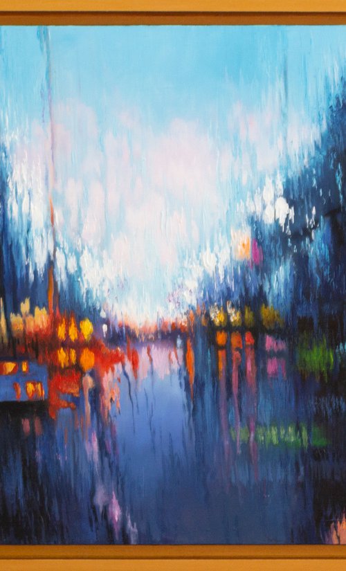 ABSTRACT CITYSCAPE 09 (RAIN) by Oleksii Vylusk
