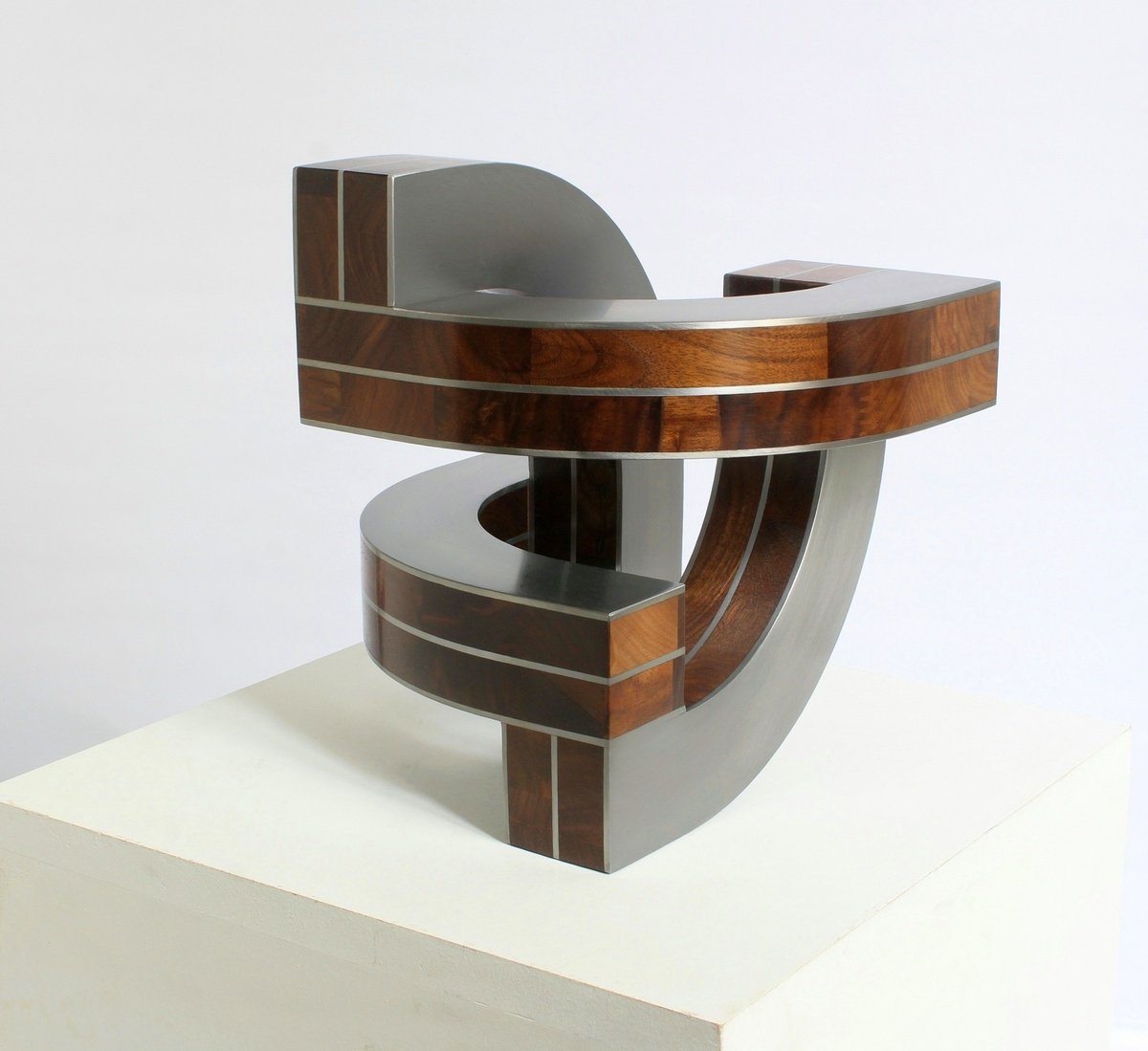 Abstract Sculpture By Nikolaus Weiler, 8 X 8", Surroundit, Original Artwork