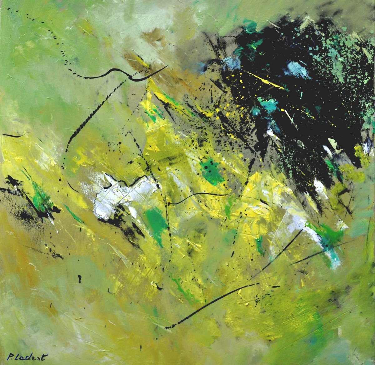 Green Grass - 8823 By Pol Henry Ledent, 31 X 31, Artwork For Sale On Artfinder