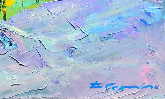 Forest Lake In The Winter Forest