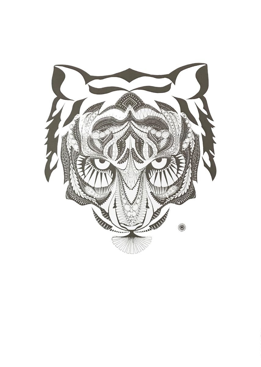Panthera tigris sumatra by Kath Edwards