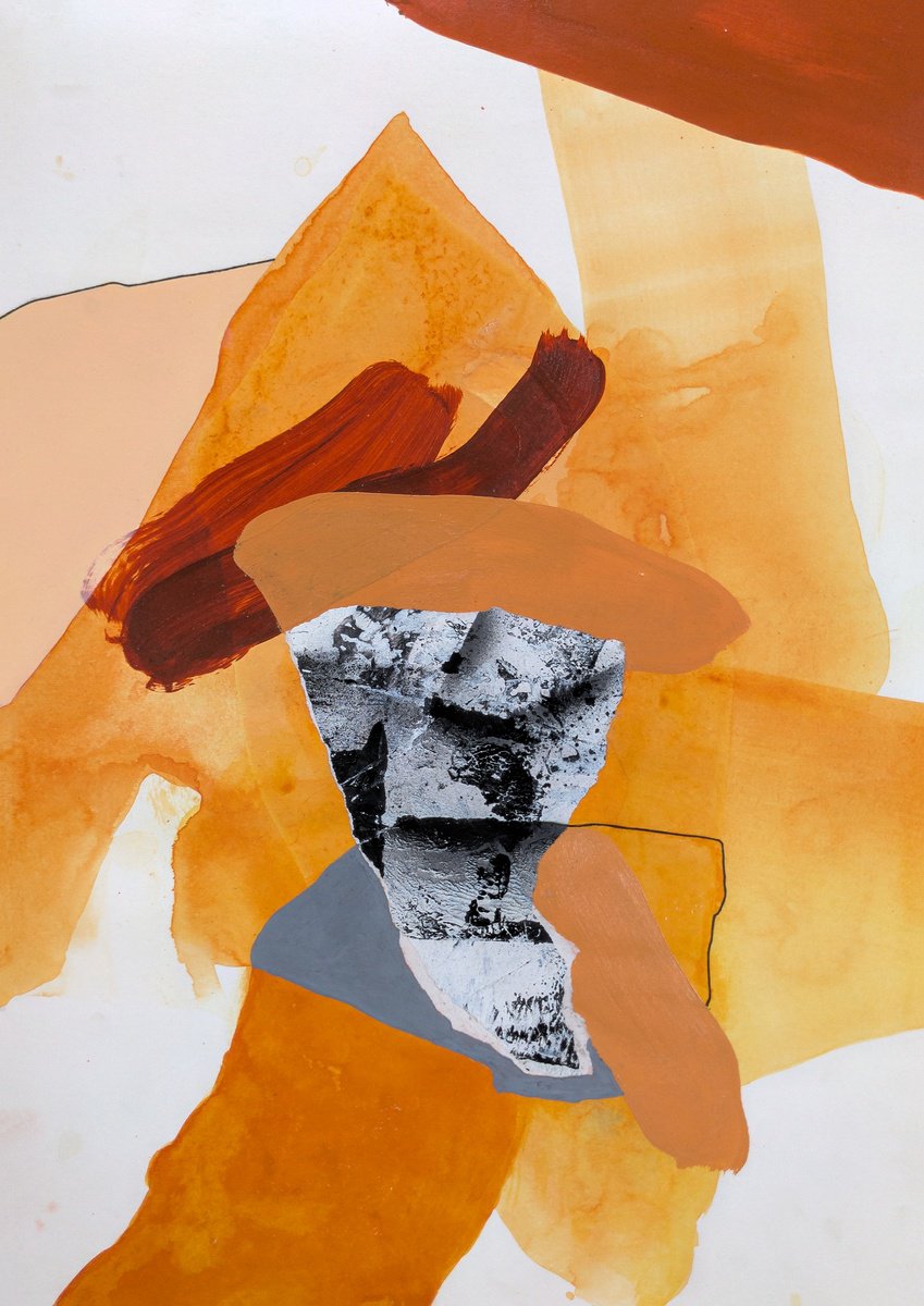 Abstract Acrylic Painting By Smit Khond, 12 X 17", Touchstone, Original Artwork