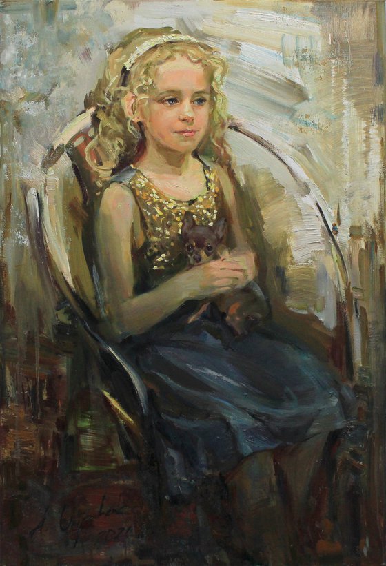 Arya with Bead portrait
