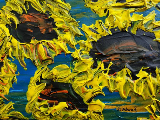 Blooming sunflowers 2