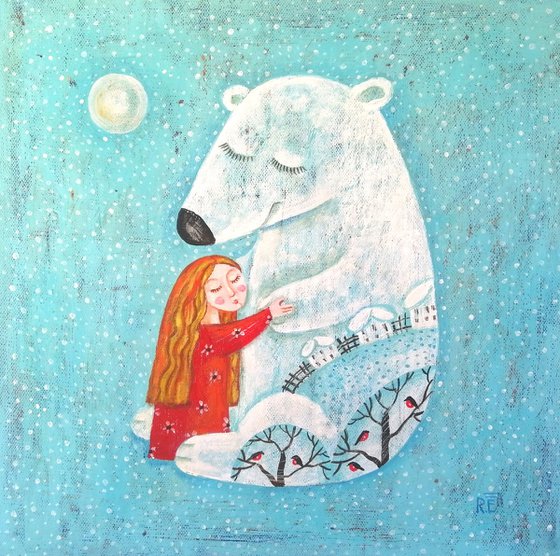Девочка и Медведь