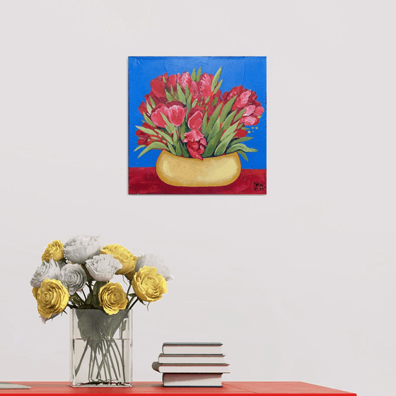 Red tulips