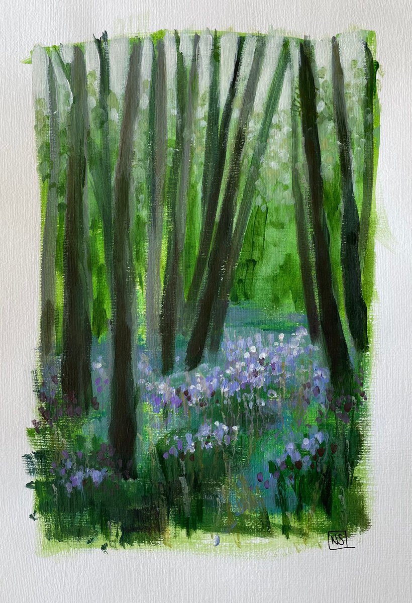 Bluebell woods by Nina Shilling