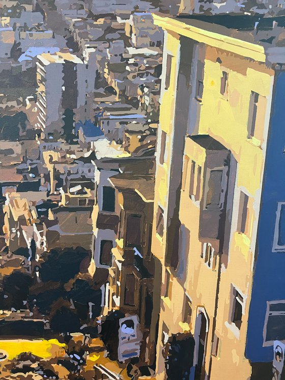 Lombard Street Sunset