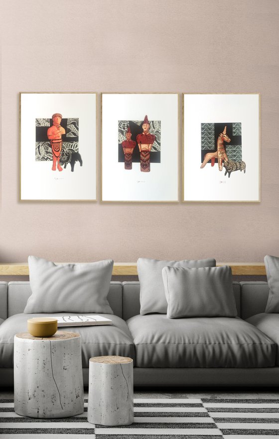 Archaic Period Figurine; Offering