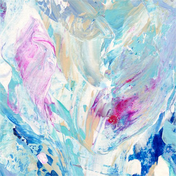 Floral Soul Song 2 - Abstract Floral Painting  by Kathy Morton Stanion