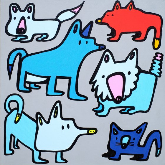 Six Foxes