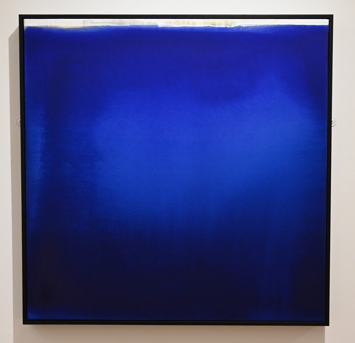 Abstract Acrylic Painting By Richard Heys, 33 X 33", Deep Blue, Original Artwork