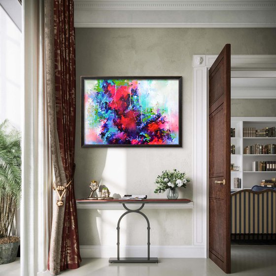 Fresh Moods 118 - 100x70 Abstract Painting