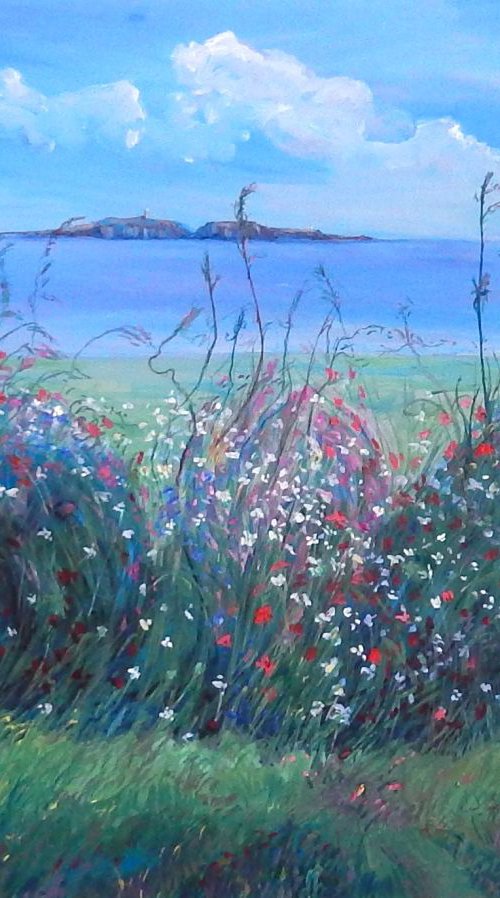 Wild Flowers And The May Island, Version Three' by Stephen Howard Harrison