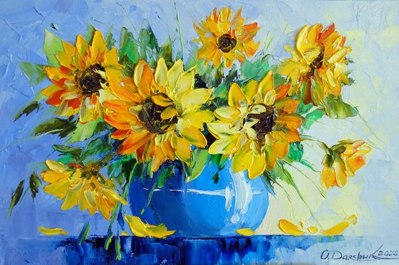 Bouquet of sunflowers