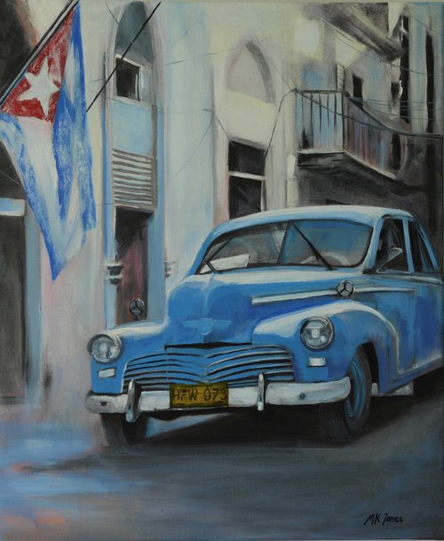 Blue in Havana by Monika Jones