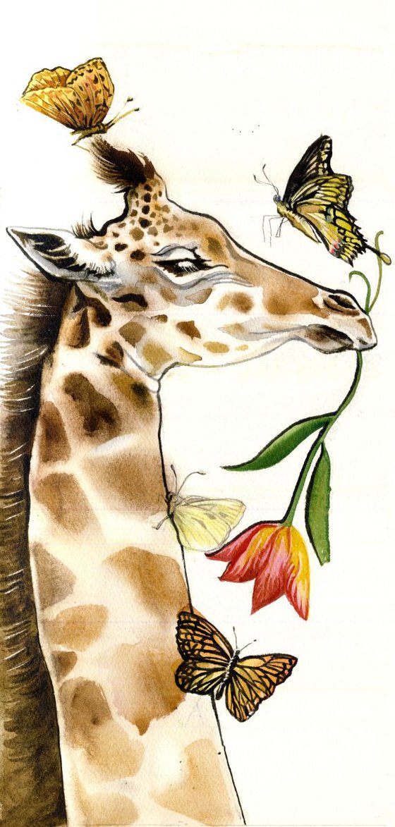 Spring time for Giraffe