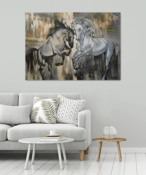 In the rays of the rising sun