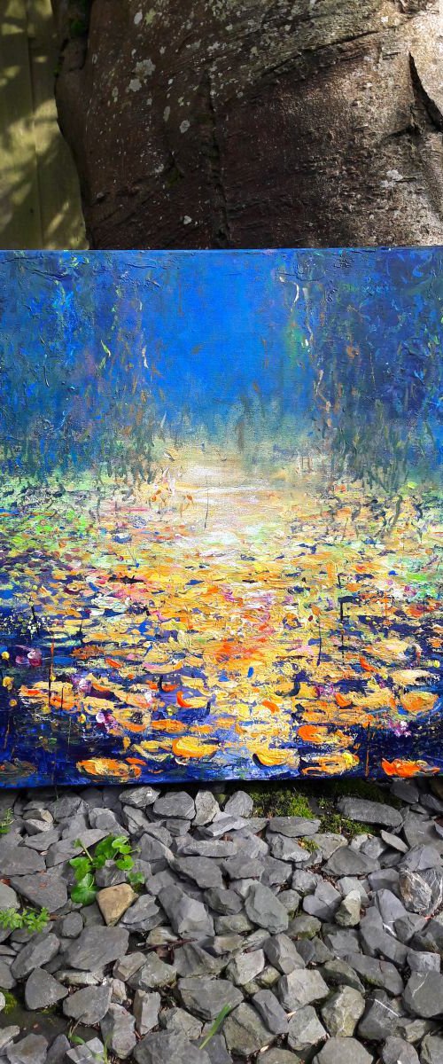 Bright Waterlilies by Teresa Tanner