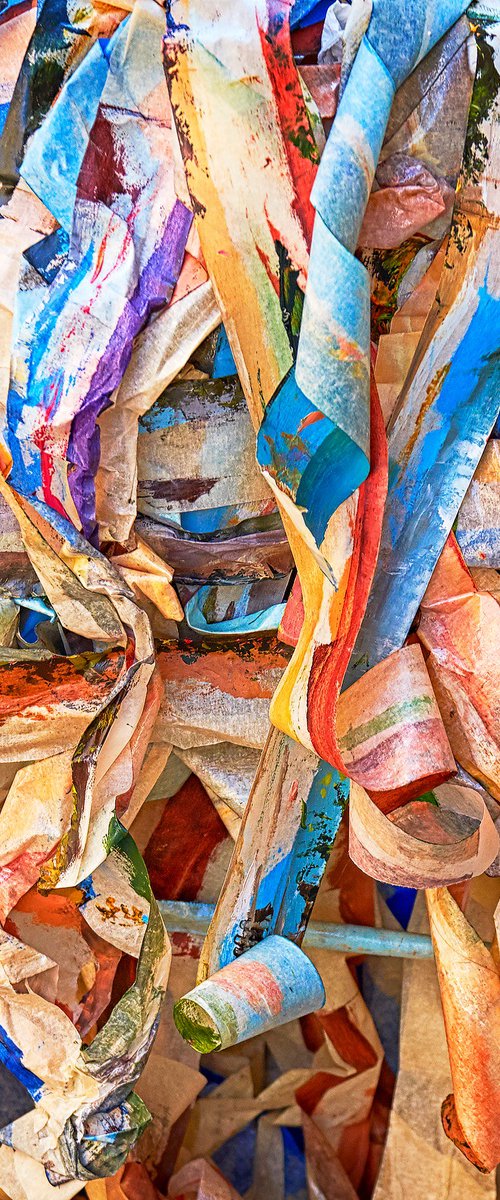 Paint Strips - Taormina Sicily by Stephen Hodgetts Photography