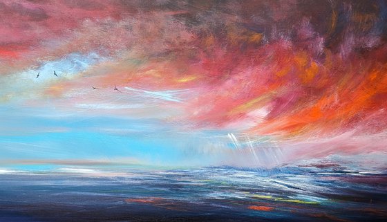 Winds of Change II - seascape, emotional, panoramic