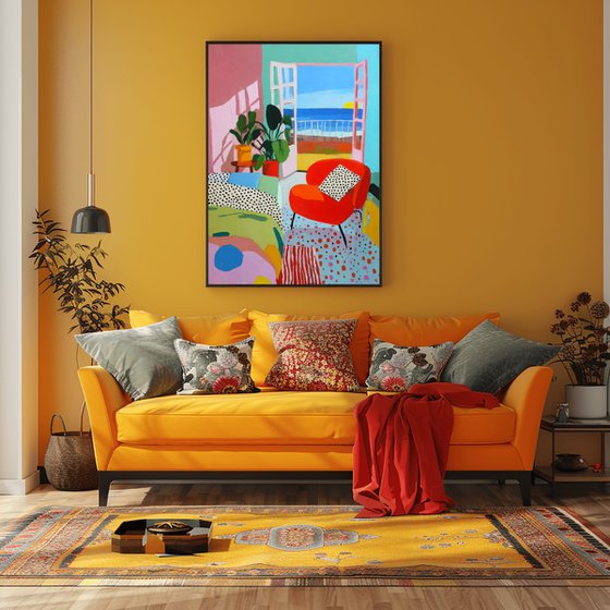 Contemporary Bedroom Scene