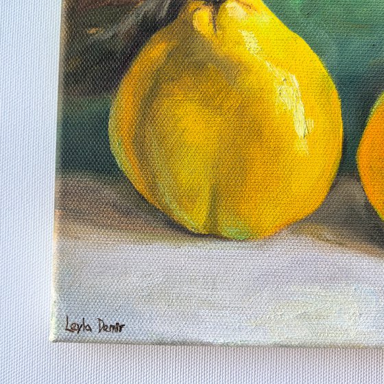 Quince fruit still life