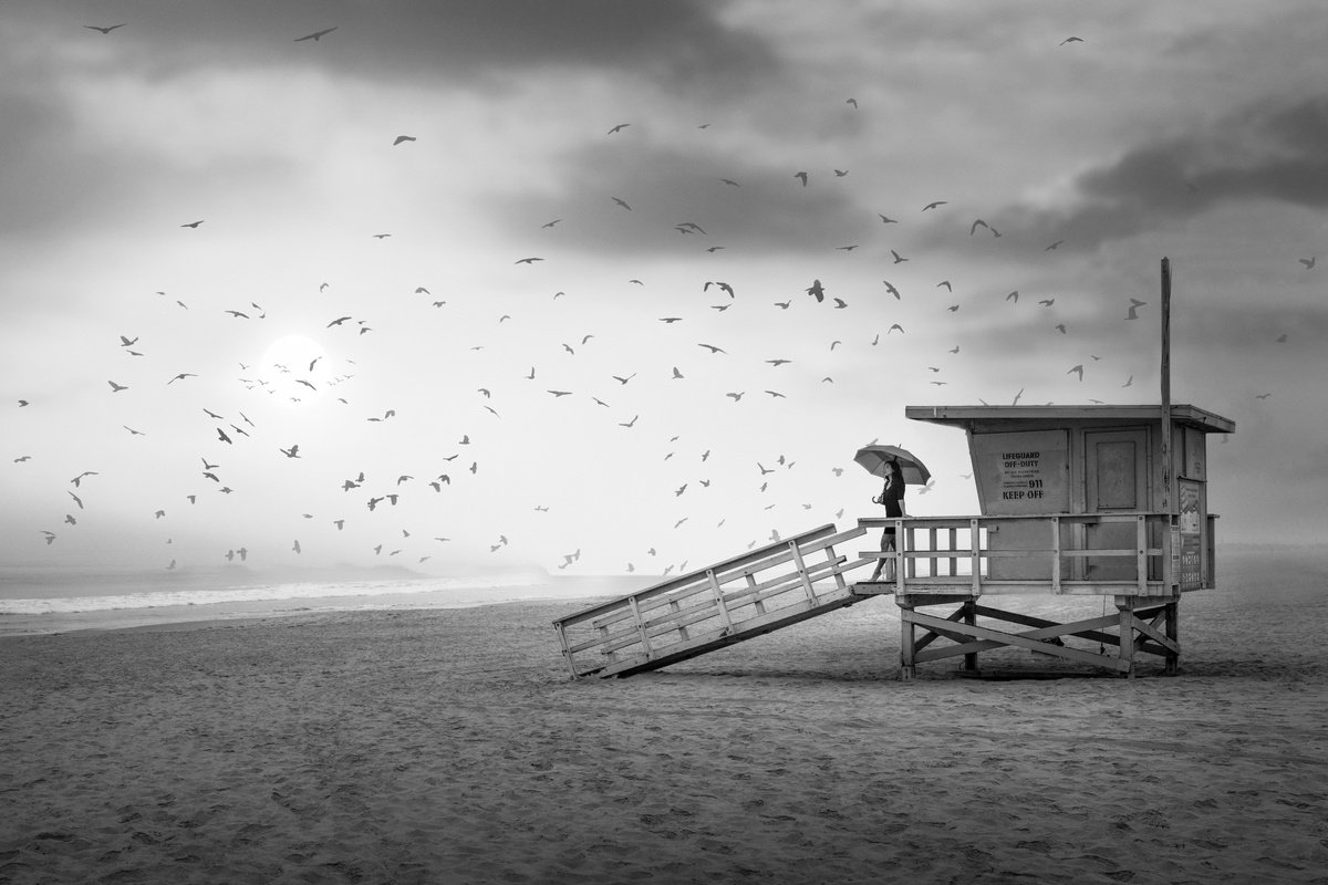 Landscape Photograph By Harv Greenberg, 36 X 24, Pacific Moods, Original Artwork