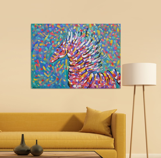 Expressive Abstract Horse 1