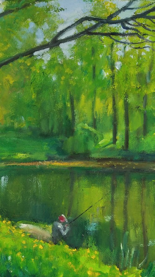 Fishing in early spring by Valentina Andrukhova