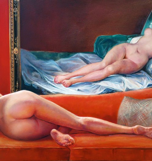 La Maja Desnuda by Isabel Mahe