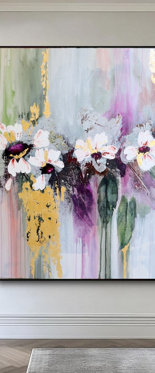 What Survived, Still Blooms by Poovi Art